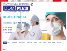 Tablet Screenshot of dommed.pl